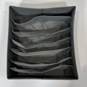 Sorbus Gray Collapsible 7 Bra Drawer Storage